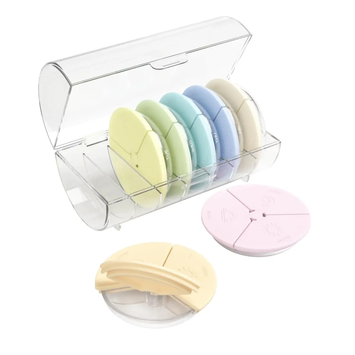 Ezy Dose® Embossed Weekly 3x/Day Pill Organizer with Case