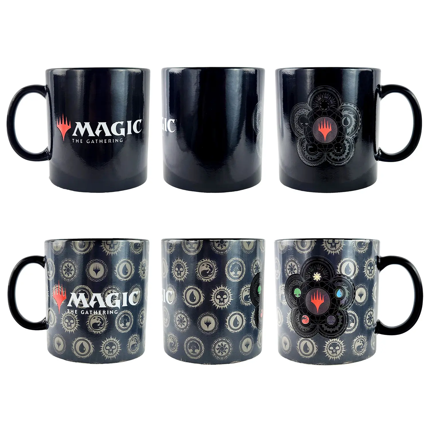 Magic The Gathering Mug 15 oz Ceramic Heat Changing Planeswalker Design Coffee Cup