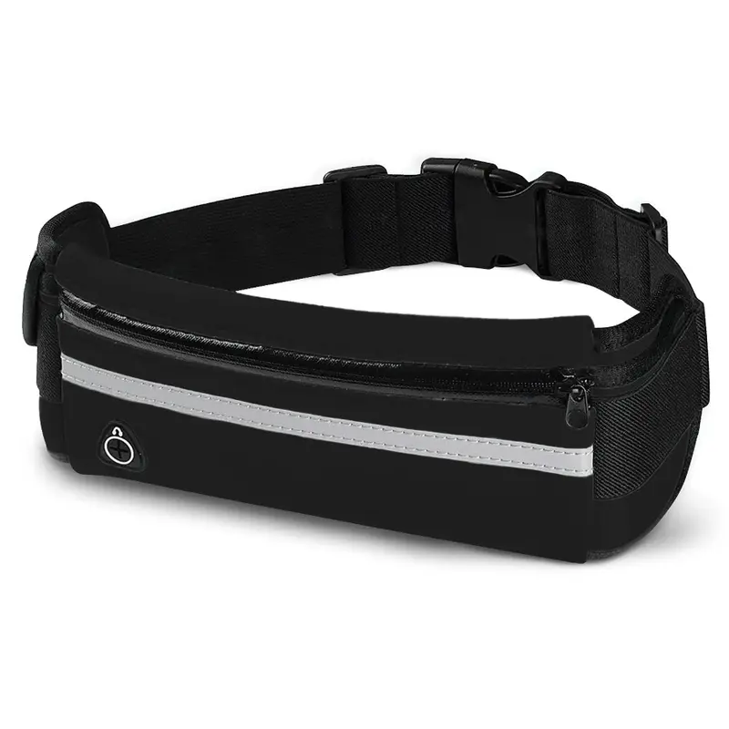 Unisex Adjustable Water-Resistant Breathable Sport Running Belt - Lightweight Fanny Pack Pouch for Phone, Keys, Cash, Ideal for Trail Running, Outdoor Activities