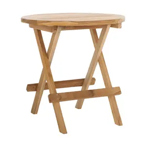 Rory Teak Folding Round Table by Valerie