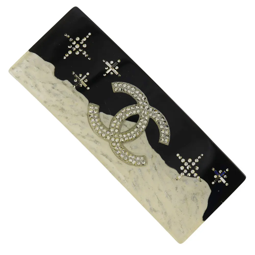 Pre-owned CHANEL Plastic Small Leather Goods Metal Hair Barrette