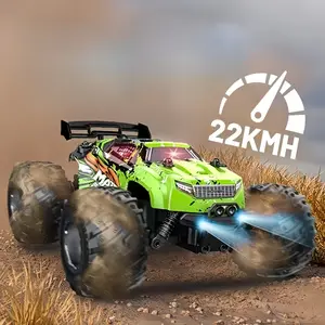 Dual-Color Remote Control Off-Road Monster Truck for Youngsters 8-12 - All-Terrain, Weather-Resistant Drift Car Toy - Perfect Christmas Gift, Mountain Terrain, Boys, Remote Control