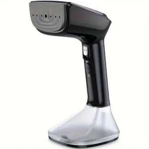 Steamer for Clothes, Handheld Clothing Steamer for Garment, Big Capacity  Portable Travel Steam Iron -BLACK