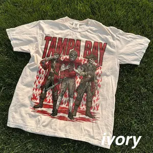Tampa Bay Football Shirt, Vintage Buccaneers Tee, Retro 90s Game Day Tee, Good Graphic Tee, Unisex Cotton T-Shirt, Sport Trendy Gift T-Shirt, Top Menswear Streetwear Womenswear