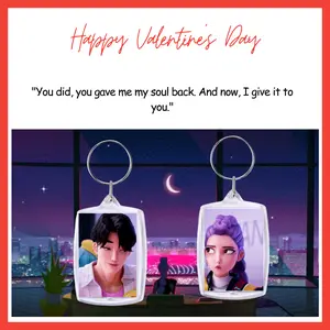sKpop Jin and Rumi Keychains