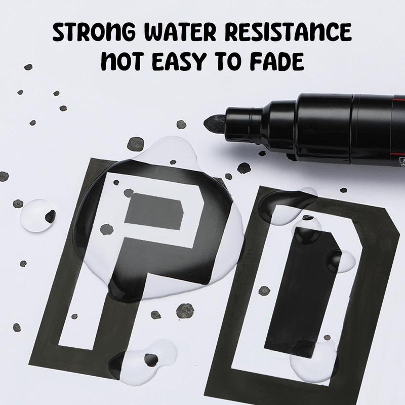 24pcs Japan UNI POSCA Markers Set PC-3M Anime DIY Painting POP Advertising Graffiti Art Supplies Children's Gifts