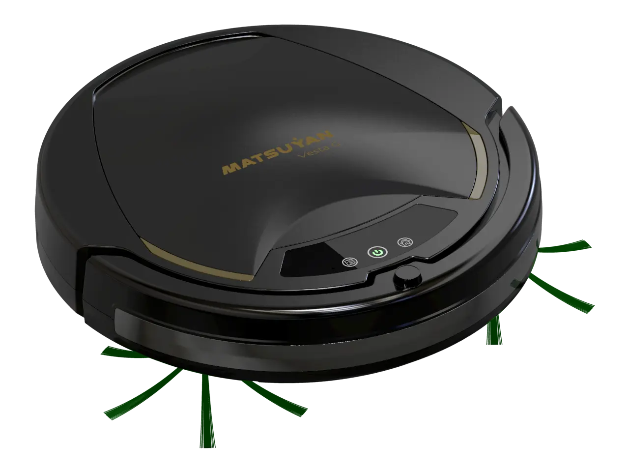 MATSUYAN VESTA G Robot Vacuum and Air Purifier 2 in 1, Super-Thin, 1831Pa Super-Strong Suction, Quiet, Self-Charging Robotic Vacuum Cleaner, Cleans Hard Floors to Medium-Pile Carpets, Black