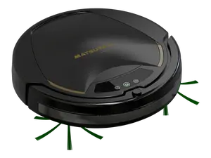 MATSUYAN VESTA G Robot Vacuum and Air Purifier 2 in 1, Super-Thin, 1831Pa Super-Strong Suction, Quiet, Self-Charging Robotic Vacuum Cleaner, Cleans Hard Floors to Medium-Pile Carpets, Black