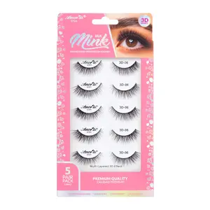 Amorus 3D Silk Mink Lashes 5 Pack- #06 hybridlashes