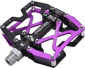 MZYRH Mountain Bike Pedals, Ultra Strong Colorful CNC Machined 9/16" Cycling Sealed 3 Bearing Pedals