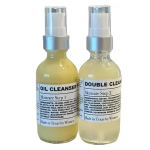 Duo Cleanse Set | Science of Pretty | All Skin Types, Sensitive Skin | Gentle Cleansing Formula with Jojoba Seed Oil, Rose Flower Water & More - Facial