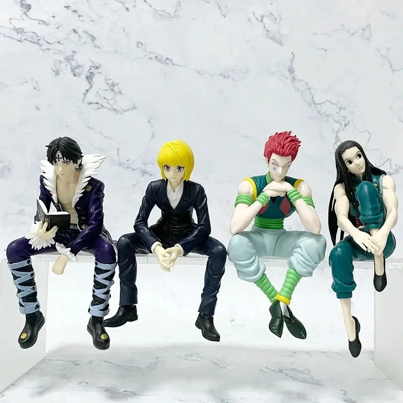 Anime Hunter X Hunter 11-14cm Gon Freecss Alluka Zoldyck Action Figure Chrollo Lucilfer/Kurapika PVC Model Figure Toys Kids Gift