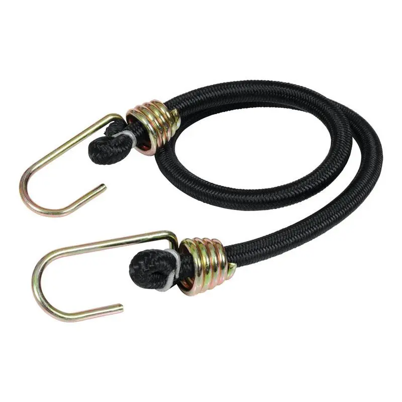 Keeper 8866394 Heavy Duty Black Bungee Cord, 24 x 0.374 in. - Case of 10
