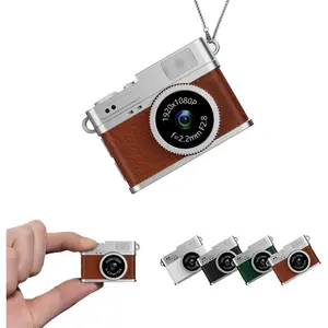 Retro Mini Digital Video  Camera Small bodycam 1080P  Video Go Cam 0.96" IPS Screen 4 Colors Type-C Pro17g 8GB Pocket Video Recorder for Travel Recording Gifts for Girls Stocking Stuffers