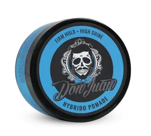 Don Juan Hybrido Pomade | Water Based | Strong Hold | High Shine | Natural Plant Extracts & Ocean Minerals | Summer Sea Breeze Scent, 4 Ounce