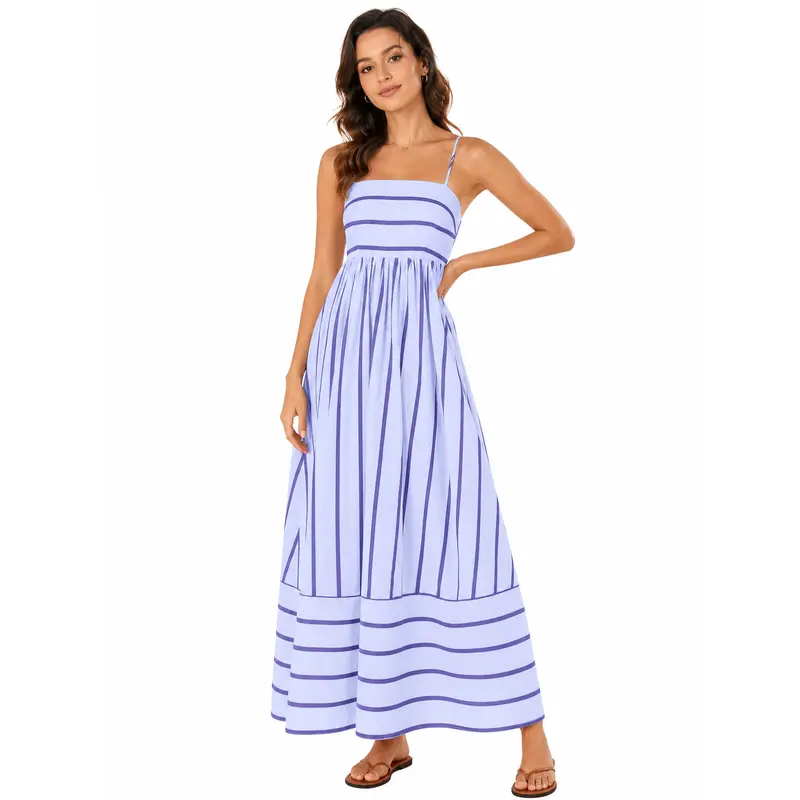backless lilac dress FANCYINN Womens Striped Backless Mermaid Dress Cap Sleeves A Line Fit –  Fancyinn