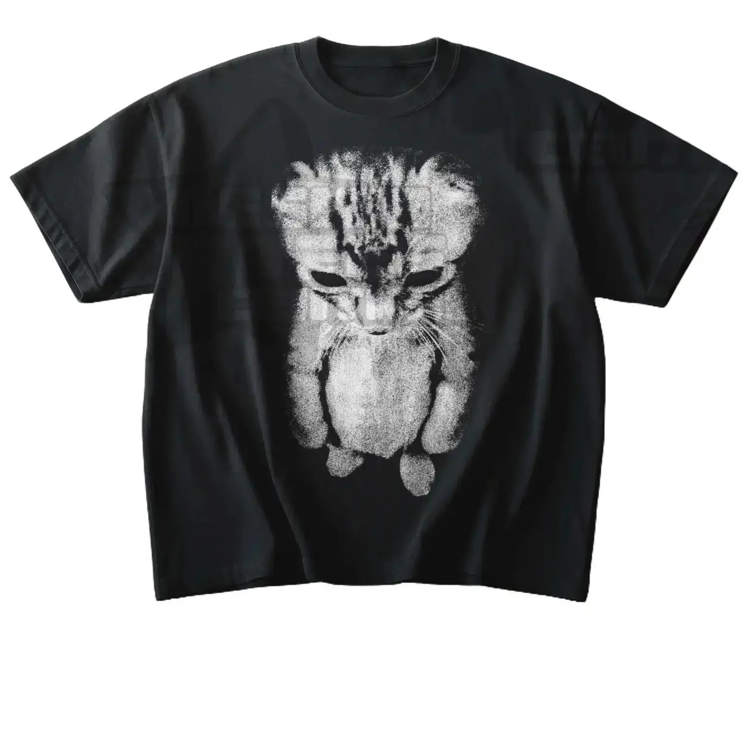 Humorous Sad Cat Meme T Shirt Unisex Short Sleeve Animal Gift Cotton