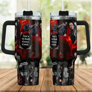 Bad Omens Music Custom Cup 40 oz 20 oz Tumbler With Handle, Gift for fans, gift for girl friends Drinkware Water Bottles Mug Bottled Portable Washable