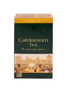 Ahmad Tea Black Tea with Cardamom – 20 Count Box, Aromatic Spiced Black Tea Bags, Caffeinated & Sugar-Free (1 Pack)