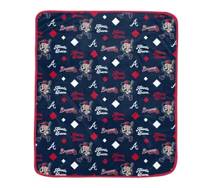 Pegasus Sports MLB Retro Mascot Repeat Cozy Blanket