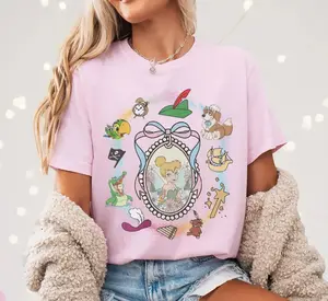 Coquette Bows Tinker Bell Shirt, Tinker Bell Shirt, Girl Trip Shirt, Magic Kìngdom, Vacation Shirt, Princess Tee