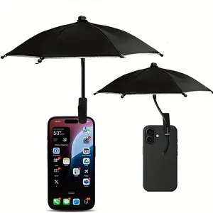 Flexible Phone Sunshade Umbrella, Mini UV Protection for Outdoor Activities, Prevents Glare and Rain, Easy to Use No Power Needed, UV Parasols for Phone
