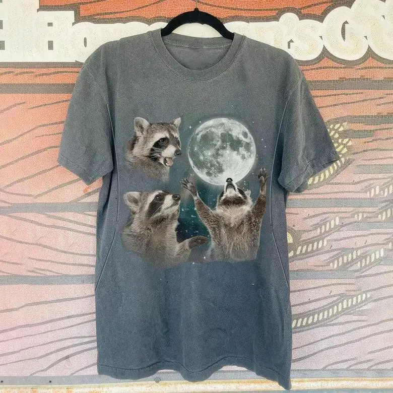 Racoons howling at the Moon Nursing Top