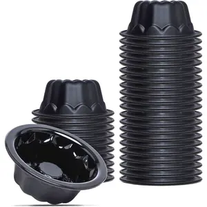 25-Pack Mini Cake Pans - 4 Inches  Mini bundt cake pans for Mini flan molds for baking for Baking -  Cake Mold For Baking Pumpkin Cake, Jelly, Brownies - Oven and Dishwasher Safety