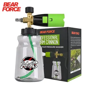 BEAR FORCE Innovative Pressure Washer Foam Cannon Pro+ (Thicker Foam, 3 Times of Life), Foam Sprayer, 2026 Car Wash Snow Foam Blaster with One-Click Disassembly Technology + 1/4" Quick Plug, 34oz Bottle