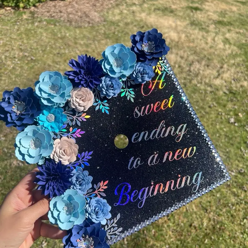Graduation cap topper