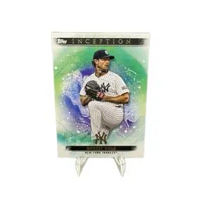 Topps 2024 Inception Superstar Gerit Cole New York Yankees Baseball Trading Card Featuring Vibrant Green and Blue Design