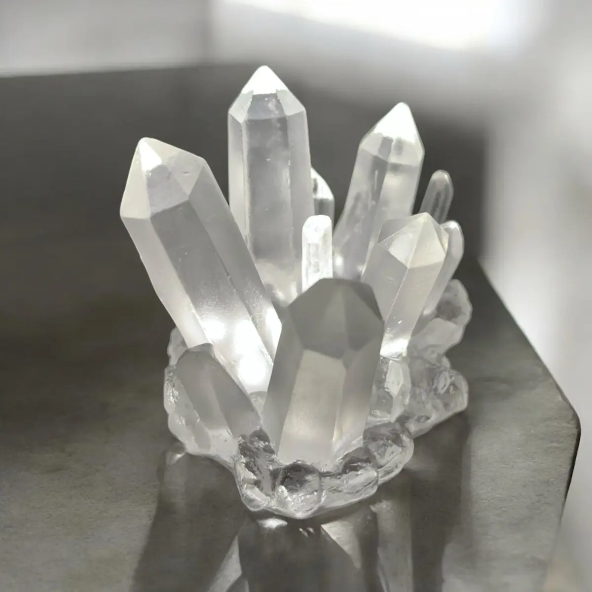 Kryptonite Clear Crystal Resin Figurine Prop w/Bonus Light - Superman