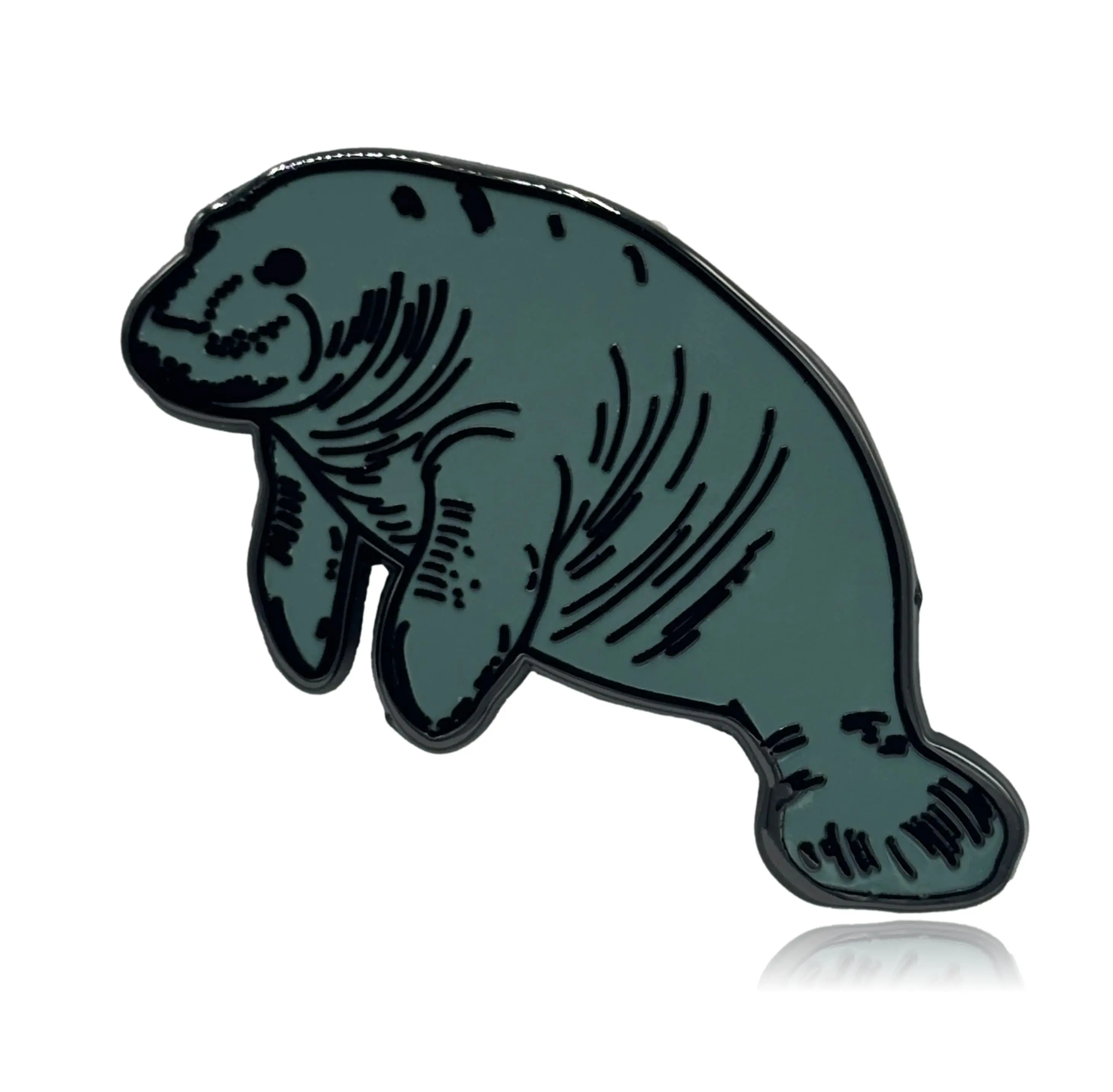 Manatee Enamel Pin
