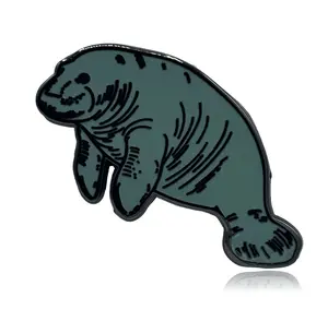 Manatee Enamel Pin