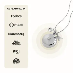 Safety Device - invisaWear Star Burst Charm Necklace