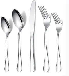 Flatware Set 20 count,  Stainless Steel Silverware Set,  Anti Rust, Stainless Steel Cutlery Set, Utensils Set Service for 4