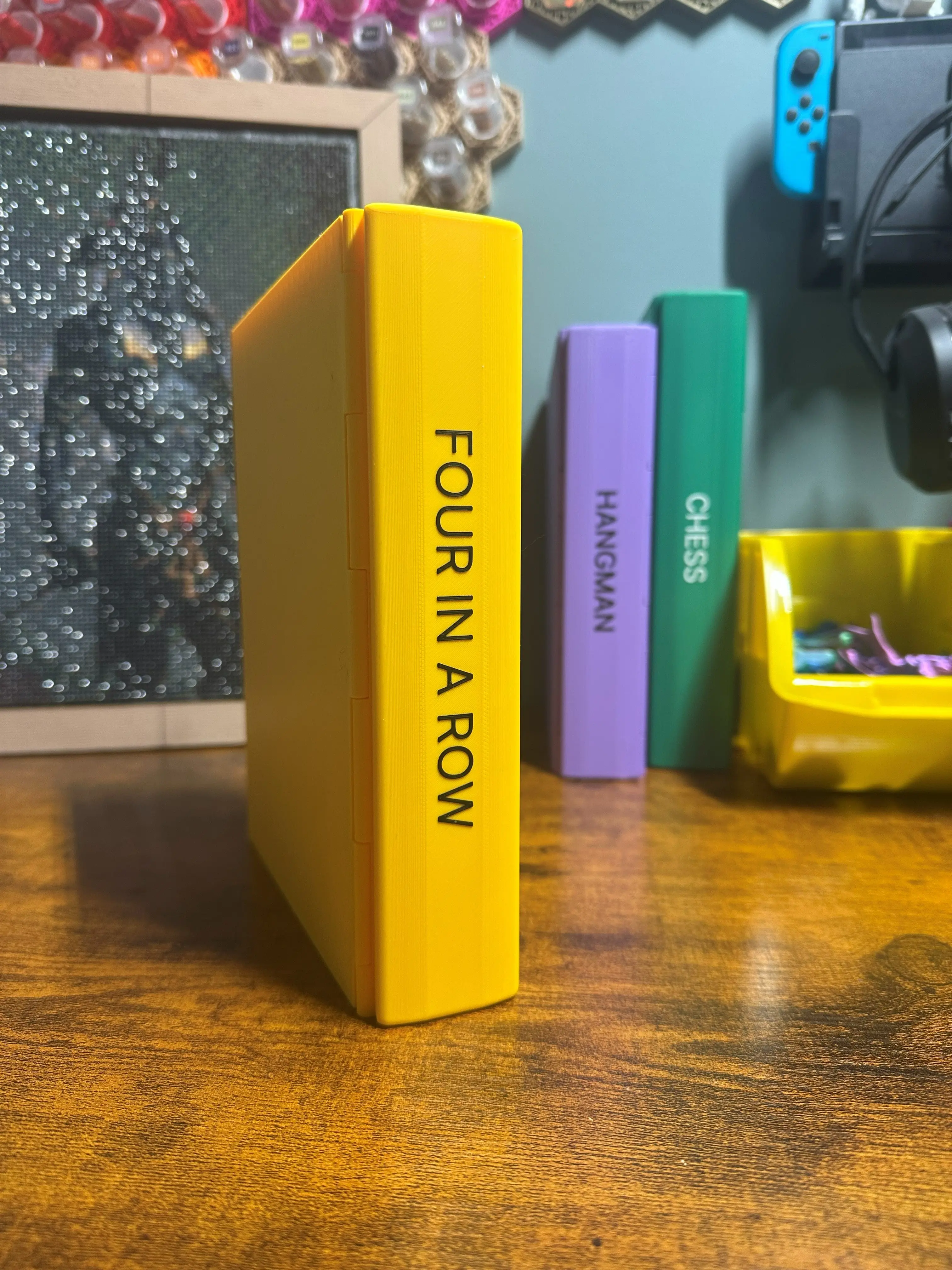 Four in a Row-3d Printed Game board