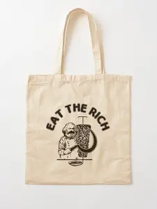 Sale up to 50%, Limited flash Deal, Eat The Rich Doner Döner Kebab Karl Marx Socialist Hasan Piker Cotton Tote Bag