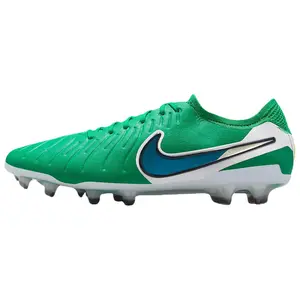 Nike Tiempo Legend 10 Elite Football Shoes for Men and Women, Comfortable Soft Natural Grass Leather Durable Trending Shoes, House White Official Shoes to Get / Maison Mihara