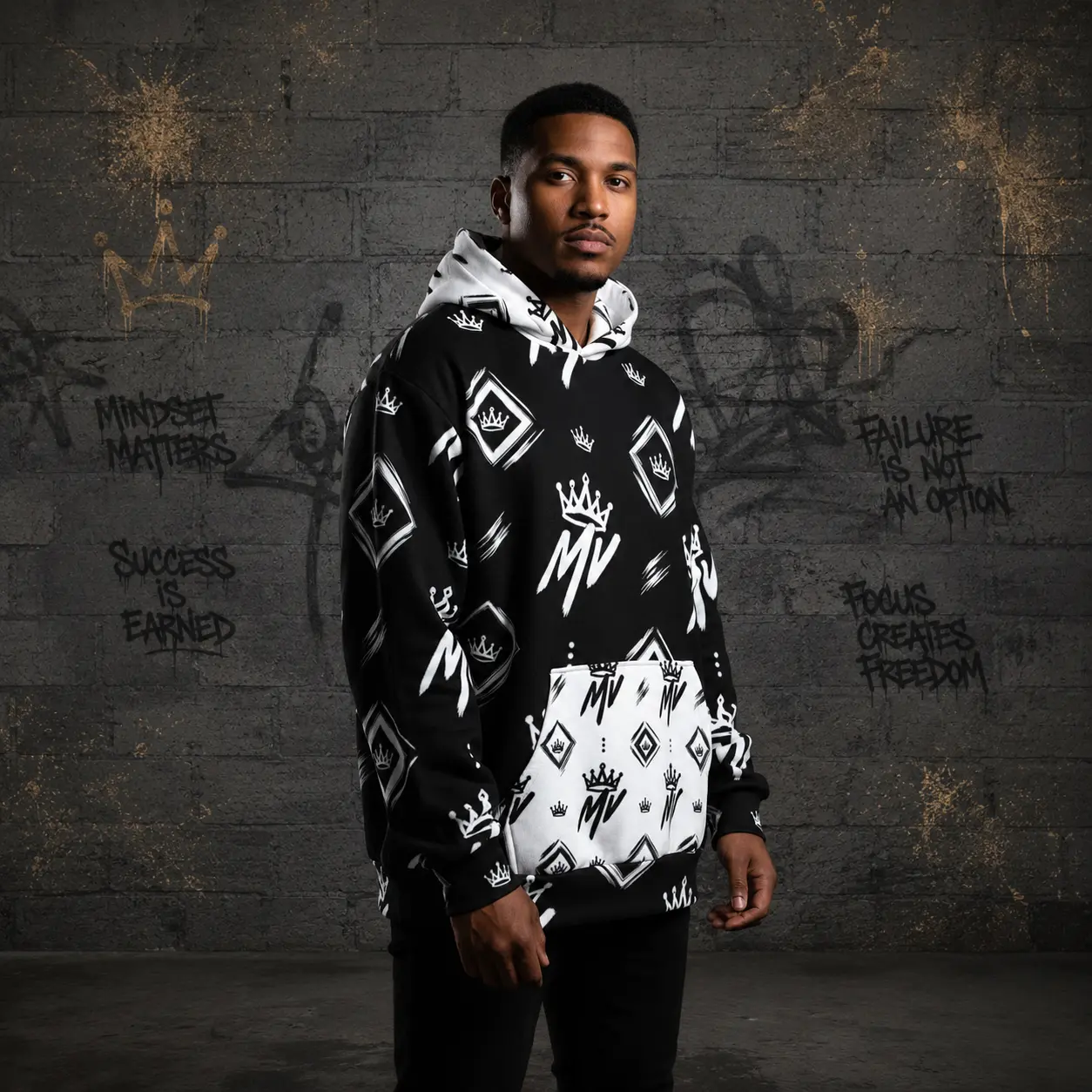 Moneyvation Signature Print Premium Hoodie