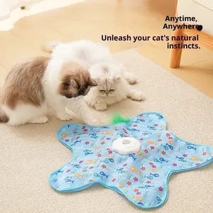 Interactive Cat Mat – Automatic Hide-and-Seek Wand & Feather for Indoor Cats