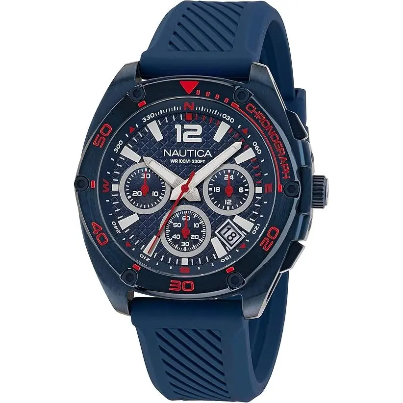 Nautica Tin Can Bay Chronograph Mens Watch NAPTCS303