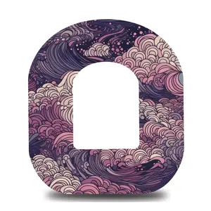 Violet Waves Omnipod Tape