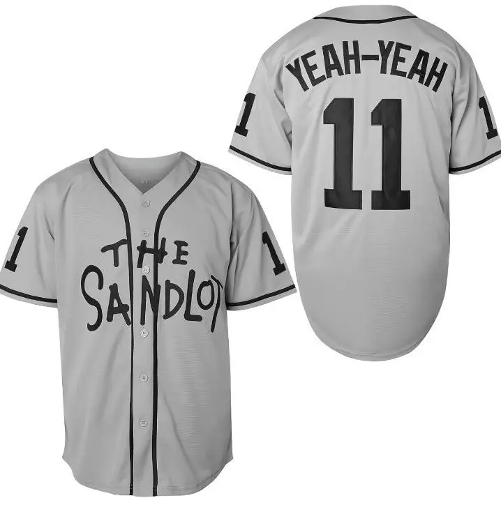 Men's Baseball Jersey #10Sandlot Movie Style | Embroidered Letters and numbers, breathable and Comfortable Fabric
