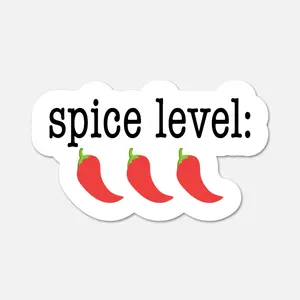 Spice Level: Chilli Pepper - Bookish Sticker