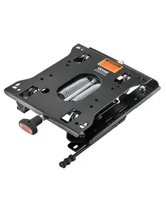 VEVOR Seat Suspension Kit with Seat Slider Track, Universal Air Ride Seat Suspension for Zero Turn Lawn Mower,  6in Front-to-Back Adjustable, Tractor Seat Suspension ‎Kit for Forklift, Bulldozers