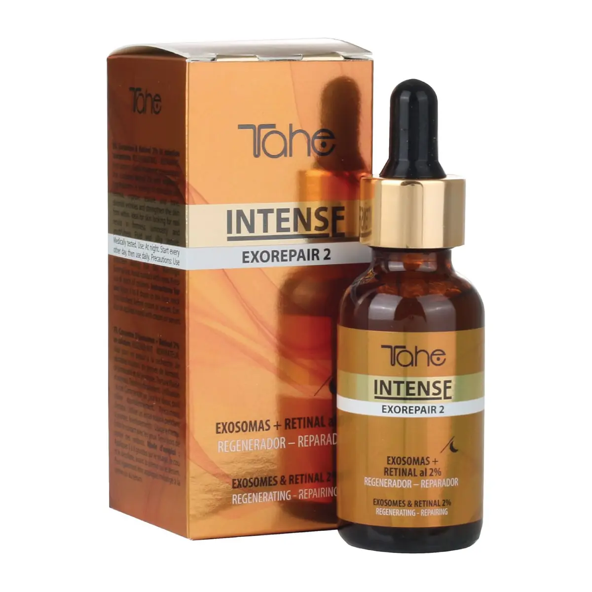 Tahe Intense Exosomes Exorepair 2 with Exosomes and Retinal 2% for Cellular Renewal and Improving Texture and Tone, 30ml