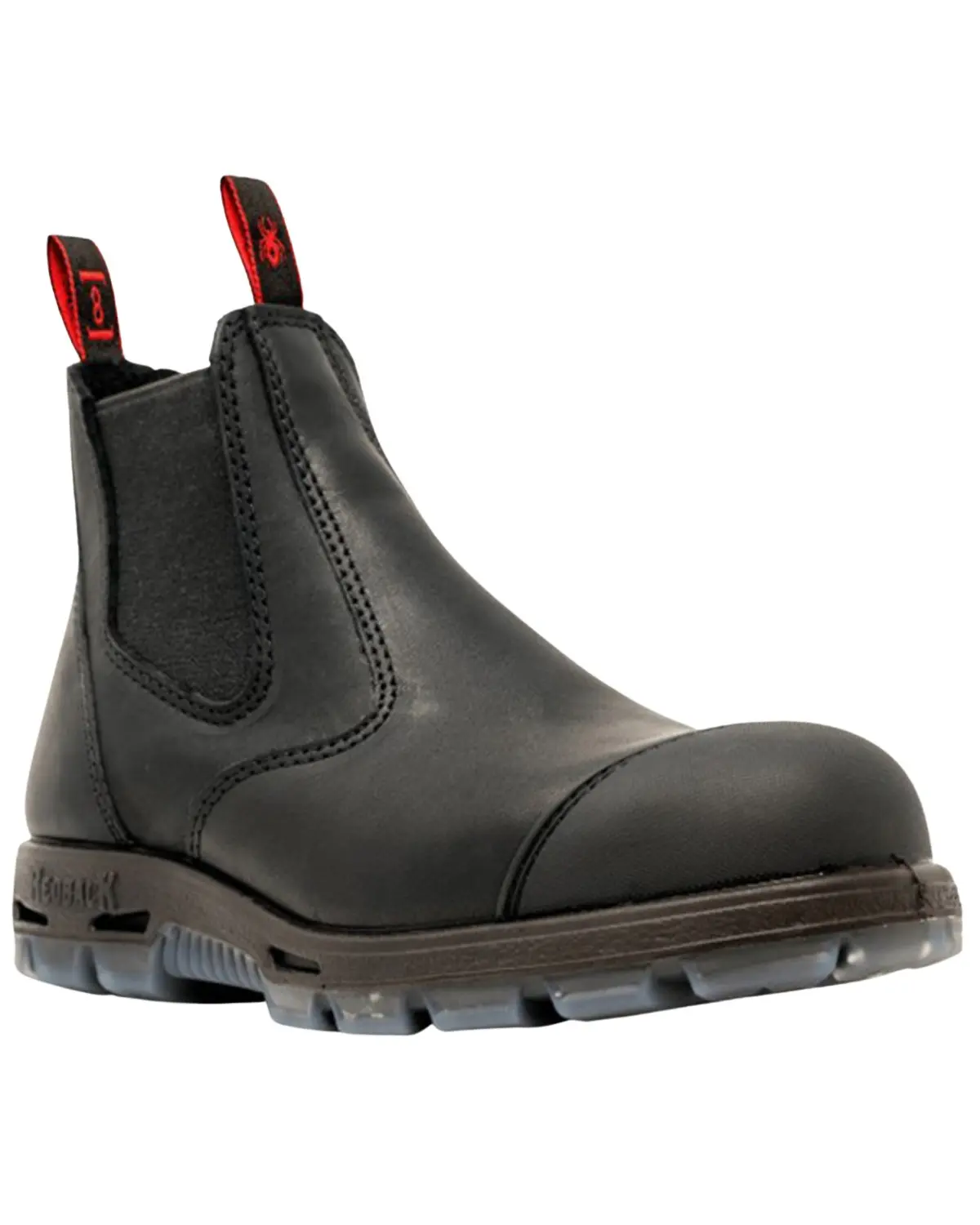 Redback Men's Boot Men'S Easy Escape Pull-On Chelsea Steel Toe - Usbbksc