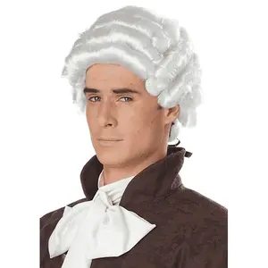 White Colonial Wig for Men