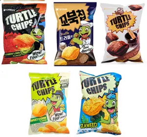 Orion Turtle Chips Snack Various Flavor Four Layers Wow Snack Variety Pack